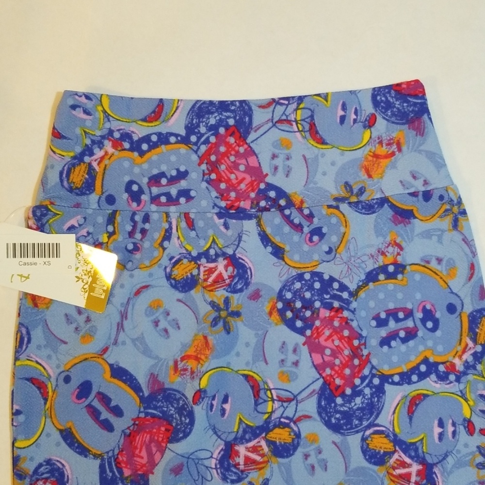 XS Lularoe Disney Mouse Skirt
